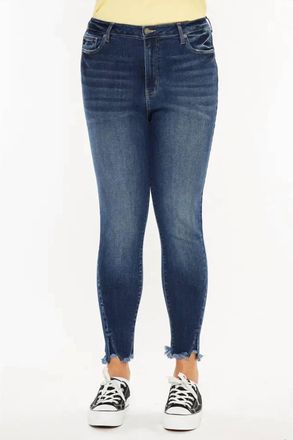 Kancan Highrise Skinny - Plus In Dark Wash