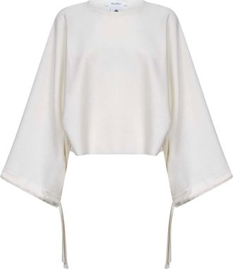 Max Mara Dames, Truien, Wit, Maat: M Wol