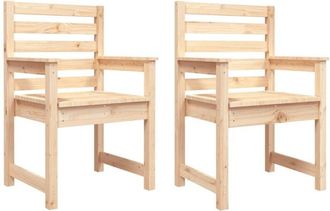 vidaXL Vidaxl - Garden Chairs 2 pcs 60x48x91 cm Solid Wood Pine