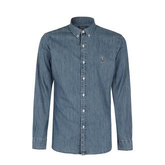 Polo Ralph Lauren Denim overhemd - Heren - Spijkeroverhemden - Blauw - M - Denim - Overhemden