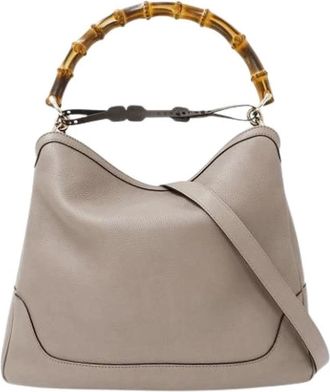 Gucci Pre-owned Shoulder Bags, female, Gray, Size: ONE SIZE Pre-owned Vintage Shoulder Bag