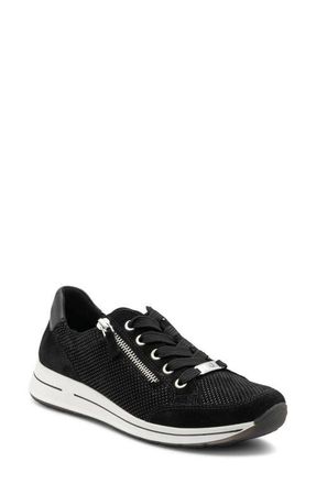 Ara Oleanna Sneaker in Black Puntikid at Nordstrom, Size 11.5