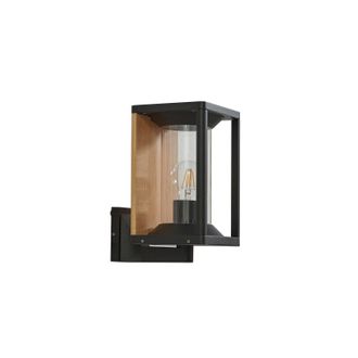 Lucande Lucande - L&aacute;mpara De Pared Exterior candina En Negro Aluminio