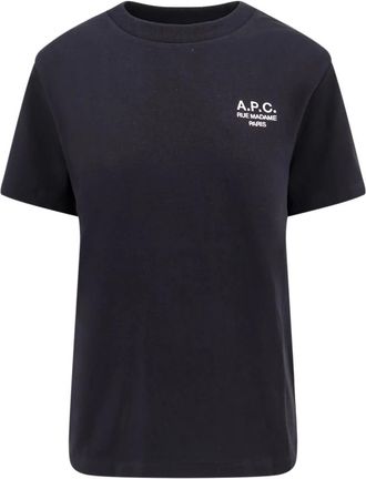 A.P.C. Mujer, Camisetas, Negro, Talla: M