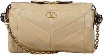 Valentino Garavani Cross Body Bags, female, Beige, ONE SIZE, Small Shoulder Bag Panthea