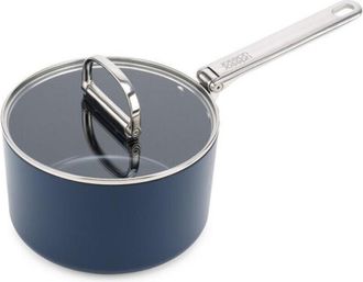 Joseph Joseph Sart&eacute;n Antiadherente Joseph Joseph Space De 19 Cm (2.9 Qt) Con Mango Plegable Y Tapa, Apta Para Inducci&oacute;n, Horno Hasta 232&deg;c, Ahorra Espacio Y F&aacute;cil A
