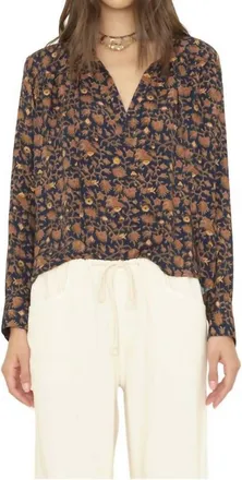 Xirena Monika V Neck Top In Golden Rod