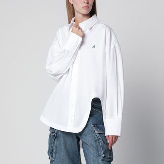 The Attico Diana shirt in white cotton