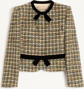 Valentino Tweed Jacket Wo