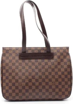 Louis Vuitton Pre-owned Tote Bags, female, Brown, Size: ONE SIZE Pre-owned Canvas totes