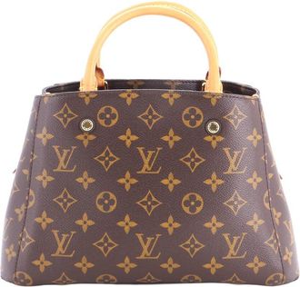 Louis Vuitton Brown Monogram Canvas Montaigne Bb (Authentic Pre-Loved)
