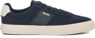 HUGO BOSS Aiden Tenn Sneakers - Heren - Sneakers - Blauw - 42 EU - Su&egrave;de - Schoenen