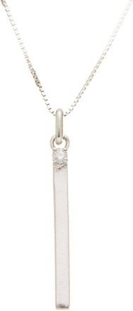 Meshmerise 0.02 Ct. Tw. Diamond 18K Gold Over Silver Necklace