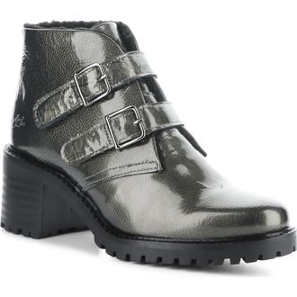 Bos. & Co. Issey Bootie in Pewter Mascara Pat/m at Nordstrom Rack, Size 10-10.5Us / 41Eu