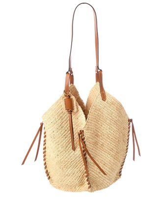 Isabel Marant Logo Raffia Tote