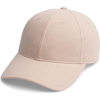 Rag & Bone Spire Linen Twill Baseball Cap in Coral at Nordstrom