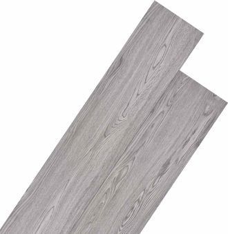 vidaXL Tableros De Suelo Gris Oscuro 5,26 M&sup2; 18 Uds. Pvc Vidaxl