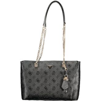 Guess Nero Poliuretano Women Womens Handbag
