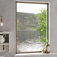 OEM Mosquitera Para Ventana, Marr&oacute;n, 90 X 120 Cm - Crezuo