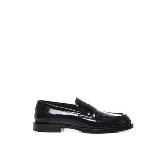 Dolce & Gabbana Stijlvolle heren loafers - Heren - Loafers - Zwart - 41 1/2 EU - Katoen - Schoenen