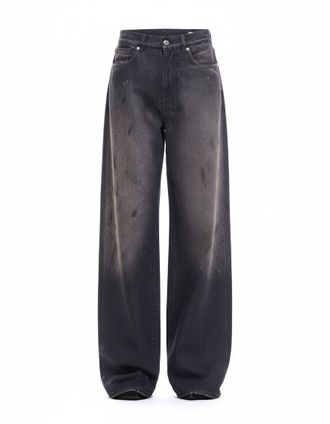Nine In The Morning Wide-Leg Dark Wash Jeans