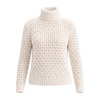 Gran Sasso Trui met col - Dames - Coltruien - Beige - XS - Wol - Truien & Vesten