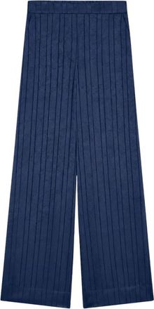 Suncoo Joyce Pantalone - Dames - Wijde Broeken - Blauw - M - Broeken