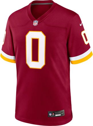Nike Mike Sainristil Washington Commanders Nike Mens NFL Game Jersey in Red | 67NM0IQ39EF-9FT