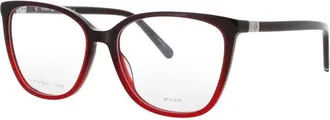 Tommy Hilfiger Ladies Red Rectangular Eyeglass Frames THTH1963C8C55