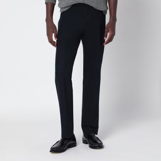 Pantaloni Torino Pantaloni Rebel blu navy in misto cotone