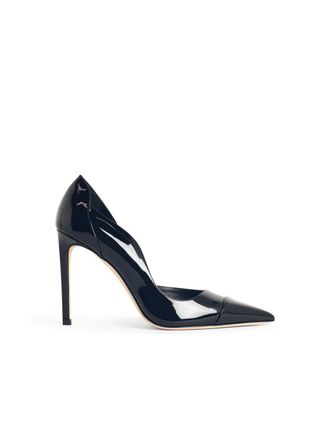 Jimmy Choo London Brigitte 100 schwarze Lack-Lear-Pumps