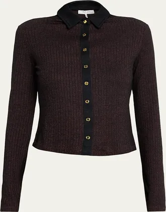 Rag & Bone The Knit Contrast Top