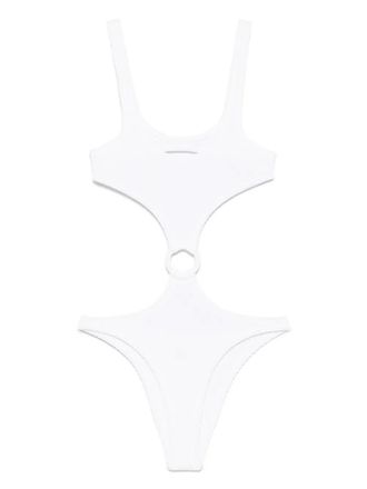 MC2 Saint Barth cut-out swimsuit - women - Polyamide/Spandex/Elastane - M/L - White