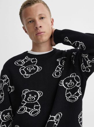 Djab Mens Jacquard pattern sweater