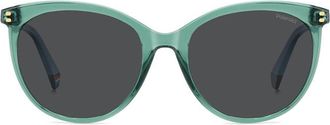 Polaroid PLD 6231/S Polarized 1ED/M9 Womens Sunglasses Green Size 55