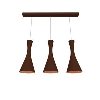 Lumicom Jaqueline L&aacute;mpara De Techo Lineal Corten Hoja