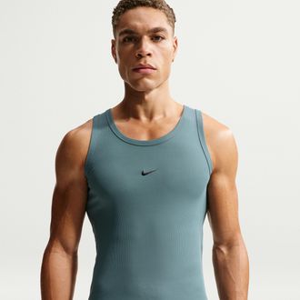 Nike Mens N.A.C. Training Tank Top in Grey | IR1238-382