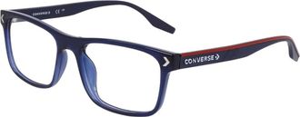 Converse Rechthoekige Brillen - Heren - Brillen - Blauw - 53 MM - Accessoires