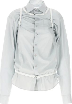 Maison Margiela Mujer, Blusas y Camisas, Azul, Talla: M