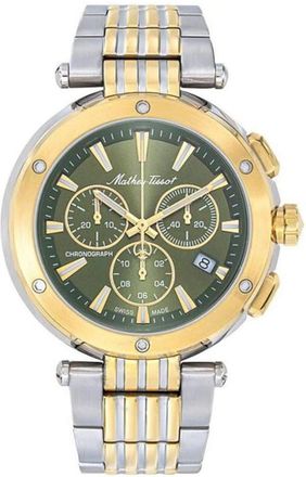 Mathey-Tissot Mens Neptune Chrono Green Dial Watch
