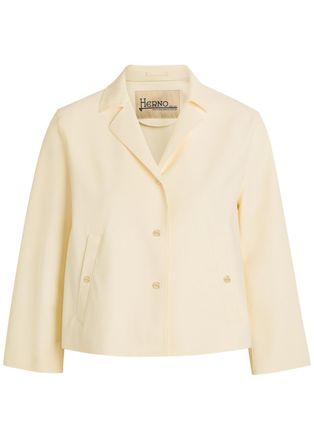 Herno Cropped Stretch-polyamide Jacket - Off White - 46 (UK14 / L)