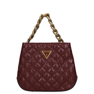 Guess Tassen, Dames, Rood, ONE Size, Leer, Kleine Bucket Bag