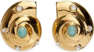 Lizzie Fortunato Nautilus Stud Earrings in Gold at Nordstrom