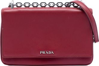 Prada Pre-owned Prada Soft Calf Chain Crossbody Ladies QIZ686WM2TQ65BZU