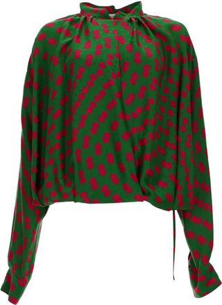 Dries Van Noten Blusa - Blouses & Shirts - Mujer - Verde - M