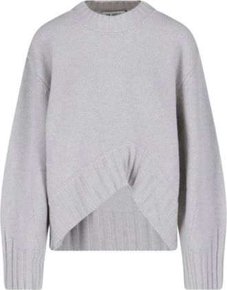 The Attico Round-neck Truien - Dames - Ronde hals truien - Grijs - XS - Truien & Vesten