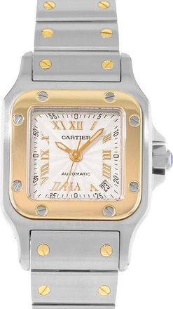 Cartier Pre-owned Cartier Santos Galbee Automatic Silver Dial Ladies Watch W20045C4