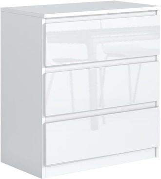 OEM C&oacute;moda De 3 Cajones Blanca Pol