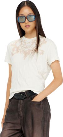 Diesel Cotton T-shirt with graphic print - T-Shirts - Woman - Multicolor