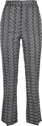 Missoni Lurex Trousers - Black/Silver